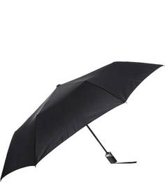 Складной зонт черного цвета Goroshek