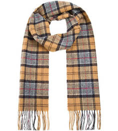 Шерстяной шарф в клетку Barbour