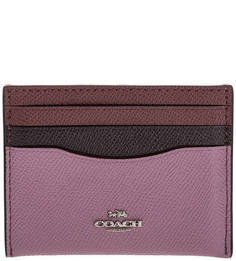 Визитница из зерненой кожи Coach