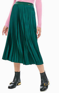 Расклешенная юбка зеленого цвета Liu Jo