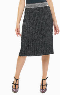 Расклешенная юбка серого цвета Liu Jo
