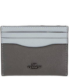 Визитница из зерненой кожи Coach