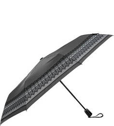 Серый складной зонт со стальным стержнем Doppler