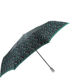 Зонт с зеленым куполом из сатина Doppler