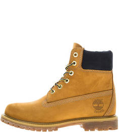 Высокие ботинки из нубука Timberland