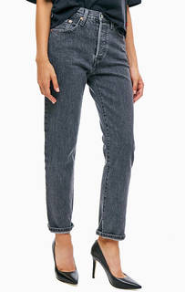 Серые джинсы с высокой посадкой 501® Original Levis