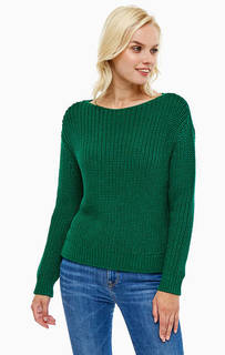 Зеленый джемпер из хлопка Marc Opolo