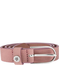 Розовый ремень из натуральной кожи Marc Opolo