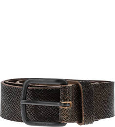 Коричневый ремень из натуральной кожи Marc Opolo