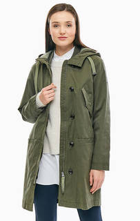 Парка из хлопка цвета хаки Marc Opolo