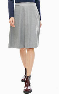 Серая юбка с высоким содержанием шерсти Marc Opolo