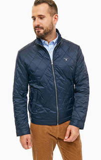 Синяя куртка с карманами Gant