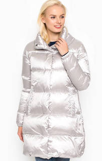 Удлиненный пуховик на молнии и кнопках Bomboogie