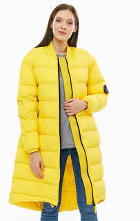 Удлиненная желтая куртка Napapijri