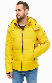 Желтая куртка с капюшоном TOM Tailor