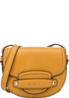Маленькая желтая сумка из гладкой кожи Cary Michael Kors