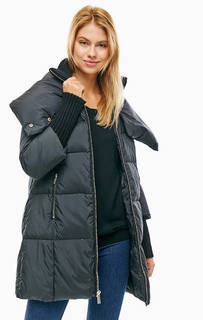 Удлиненный пуховик черного цвета Michael Kors