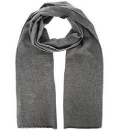 Широкий шарф серого цвета Fraas