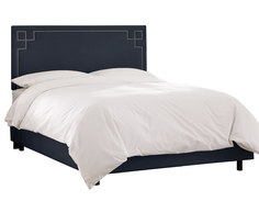 Кровать aiden bed 200*200 (ml) синий 216.0x130x212 см. M&L