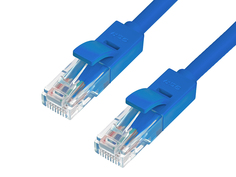 Сетевой кабель Greenconnect Premium UTP 24AWG cat.5e RJ45 T568B 0.7m Blue GCR-LNC011-0.7m