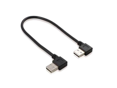 Аксессуар Greenconnect USB 2.0 AM to USB AM 0.2m Black GC-AM2M3-0.2m
