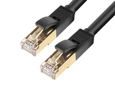 Сетевой кабель Greenconnect PROF FTP 28AWG cat.7 RJ45 3.0m Black GCR-LNC701-3.0m