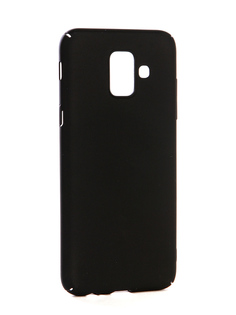 Аксессуар Чехол-накладка для Samsung Galaxy A6 2018 Gecko Hard Plastic Black PL-K-SAMA6-BL