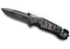 Нож Stinger SA-582GY Black - длина лезвия 90мм