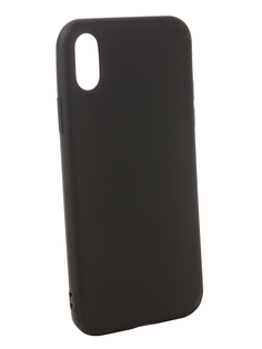 Аксессуар Чехол Zibelino Soft Matte для APPLE iPhone XS Black ZSM-APL-XS-BLK