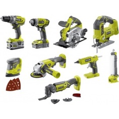 Набор инструмента ryobi r18ck9-252s 5133003576