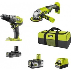 Набор инструментов ryobi r18ddag-252s 5133003819