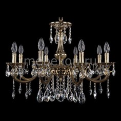 Подвесная люстра 1702/8/250/A/GB Bohemia Ivele Crystal