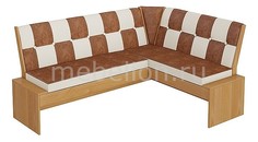 Диван Кантри Т1 исп.3 ольха/коричневый Мебель Трия