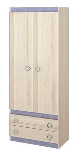 Шкаф платяной Индиго ПМ-145.10 ясень коимбра/навигатор Мебель Трия