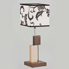 Настольная лампа декоративная Qube Brown 9414 Alfa