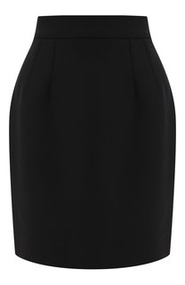 Однотонная мини-юбка на молнии Dolce & Gabbana