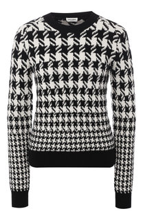 Вязаный пуловер из смеси шерсти и кашемира Saint Laurent