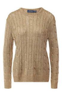 Вязаный пуловер из смеси вискозы и хлопка Polo Ralph Lauren