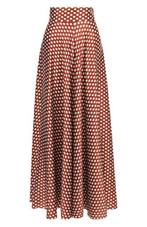 Шелковая юбка-макси в горох Diane Von Furstenberg
