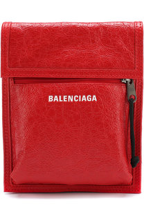 Кожаная сумка Explorer с логотипом бренда Balenciaga