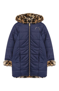 Двустороннее пальто с фактурной отделкой и капюшоном Marc Jacobs