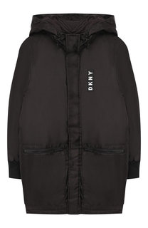 Куртка на молнии с капюшоном DKNY