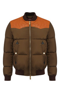 Пуховый бомбер на молнии Dsquared2