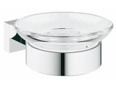 Мыльница с держателем GROHE Essentials Cube, хром (40754001)