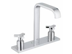 Смеситель для раковины GROHE Allure с донным клапаном на 3 отверстия, хром (20143000)