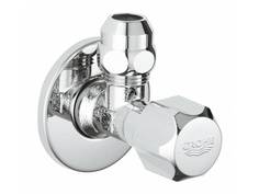 Угловой вентиль GROHE 1/2″-3/8″ для подключения смесителей, хром (2201700M)