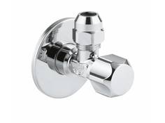 Угловой вентиль 1/2″ - 3/8″ GROHE для подключения смесителей, хром (2201800M)