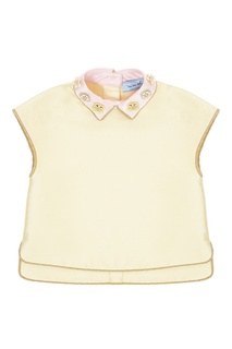 Желтая блузка с отложным воротником Mi Mi Sol