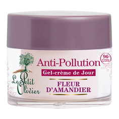 Гель-крем для лица дневной с цветками миндального дерева Защита от агрессивных факторов окружающей среды LE Petit Olivier