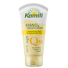 Крем для рук и ногтей Anti age Q10 (Vegan с биоромашкой) Kamill